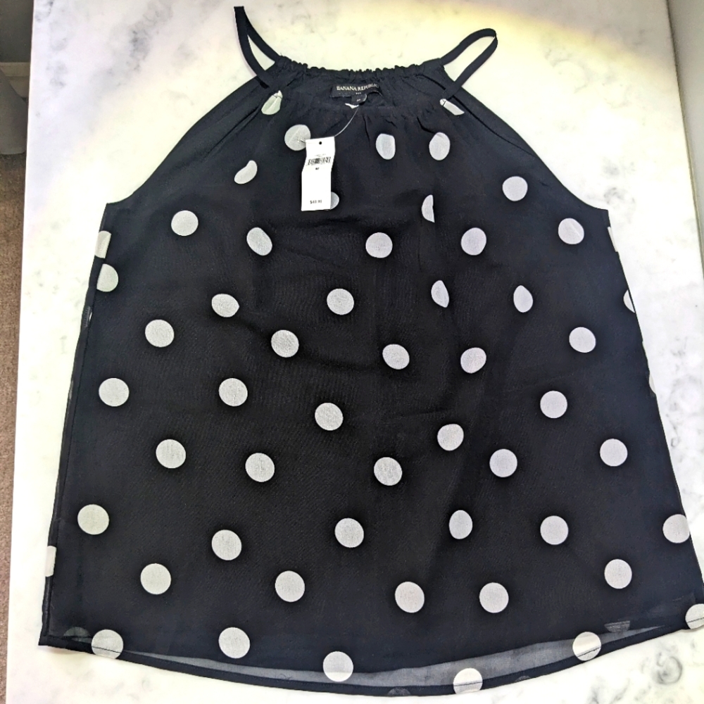 Banana Republic Polka Dot Tank Top
